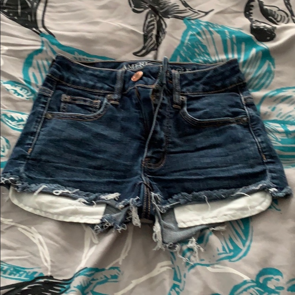 American eagle jean shorts